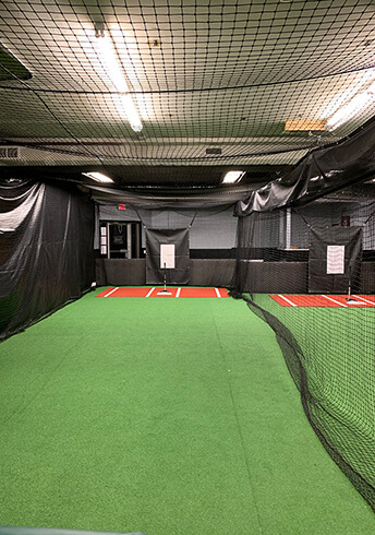 cage tunnel with backstop